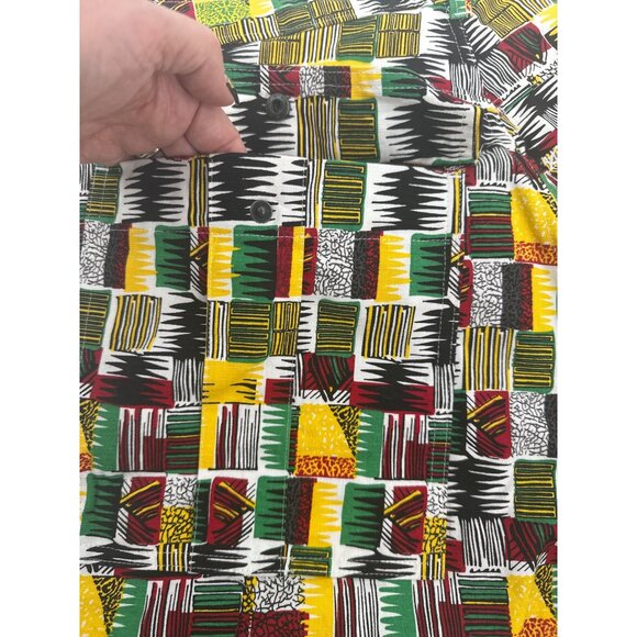 Air Jordan Mens Size M 32 Waist Multicolor Woven Graphic Denim Shorts - Picture 8 of 8